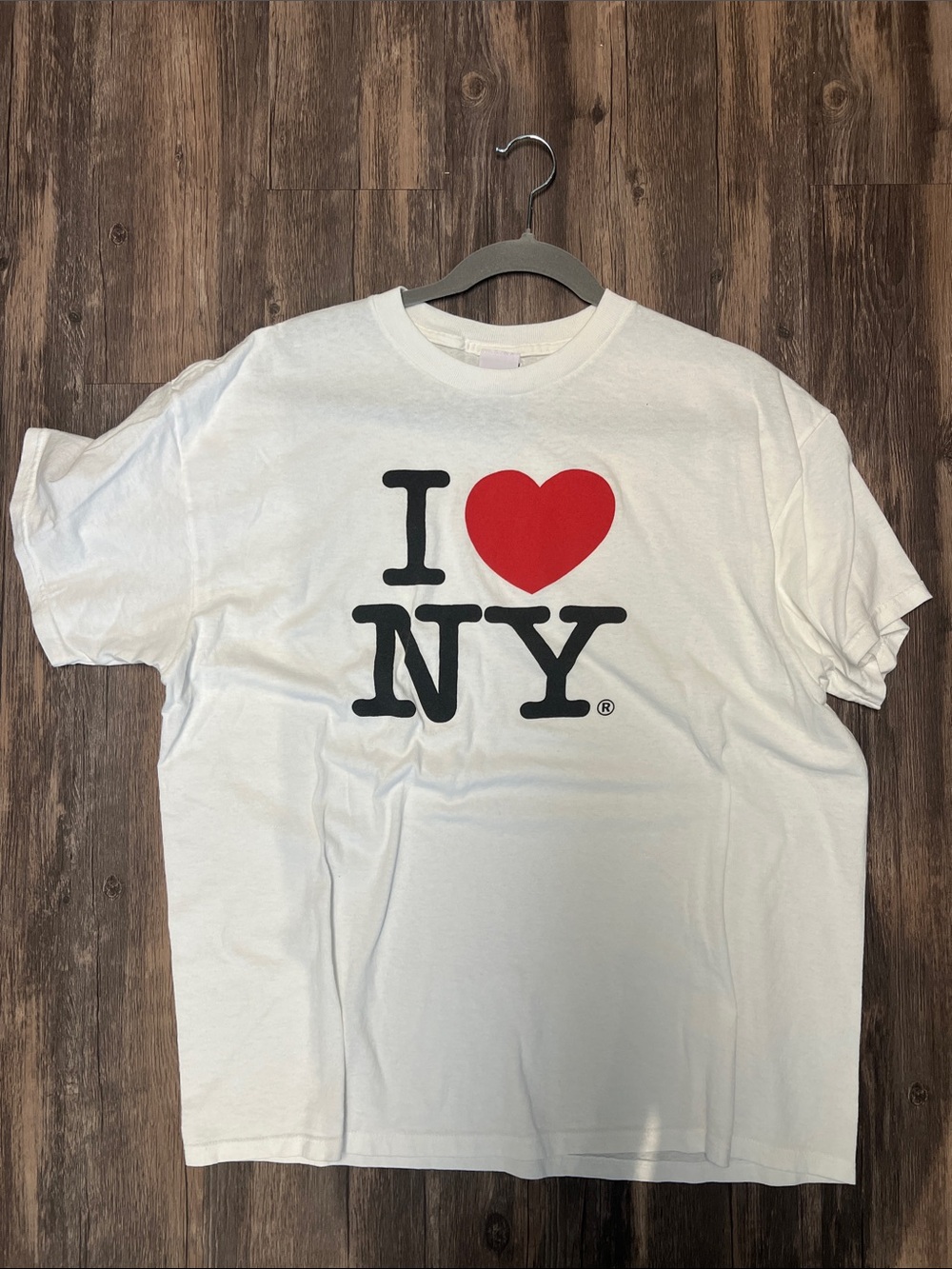 I heart New York white tee